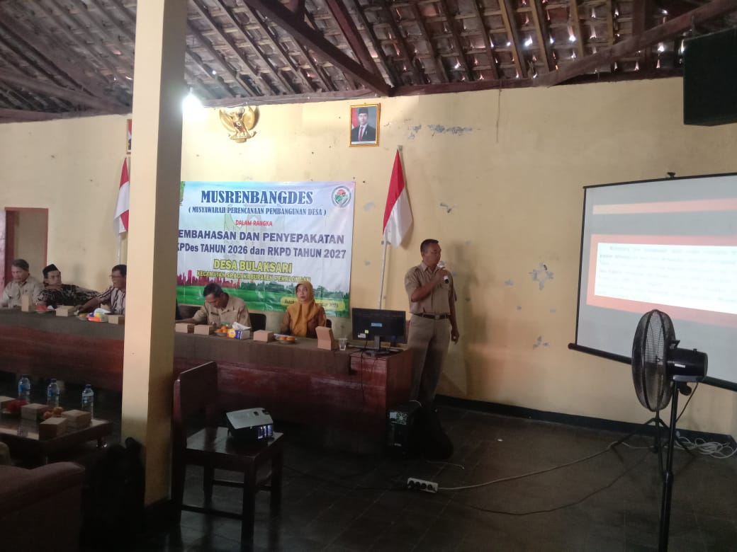 musrenbangdes desa bulaksari tahun 2025