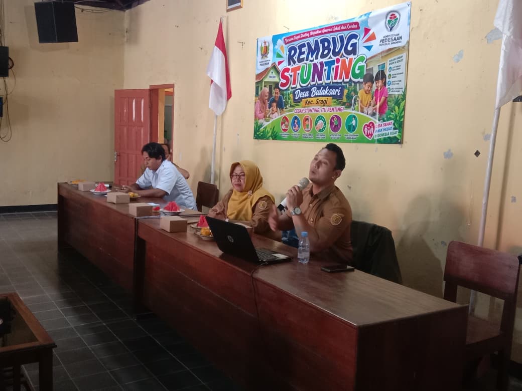 Pemerintah Desa Bulaksari Gelar Rembug Stunting